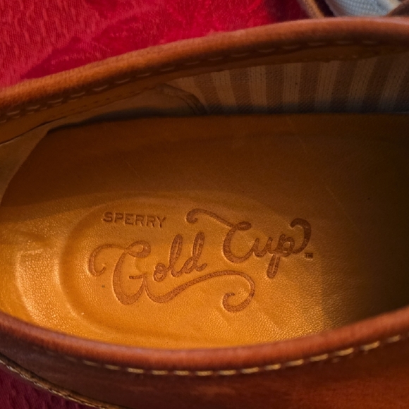 Sperry Men's Brown Leather Sneakers - Picture 2 of 5